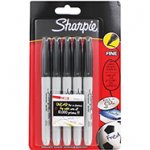 Sharpie Fine Black Permanent Markers - Pack Of 5 (with code) C&C