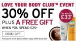 30% OFF & FREE Gift worth £14 with orders over £10 (after discount)