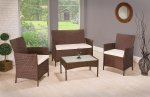 4 Piece Rattan Garden Furniture Set (Inc Cushions) - eBay/IJ Interiors