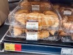 Bakery croissants 4), pain au chocolate(2), Chelsea and Belgian buns(2 and scones(4 rolled back a box