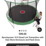 £10 Off a £50 spend on Outdoor Toys @ Asda George (413 items inc 8ft trampoline del / 10ft del))