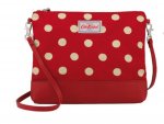 Cath Kidston spot small cross body canvas & leather bag
