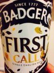 Badger First Call ale 500ml)