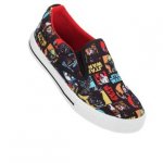 Boys Star Wars Canvas Shoes jnr 8-12 @ Argos (other Star Wars clothes also half price)