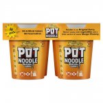 Pot Noodle Chicken And Mushroom - Beef And Tomato - Original Curry - 4 X 90G