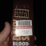 Original source blood orange shower scrub