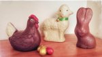 Little 100g bunny surprise and Choc hen 74p