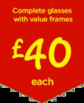 All in for glasses; frames & thinner lenses from Asda Opticians - great for those with high index prescriptions