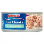 Princes tuna chunks in spring water 4x160g