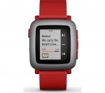 Pebble Time - Red / White