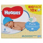 Huggies Pure Baby Wipes 10 per pack