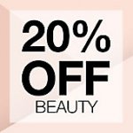 20% Off Beauty (can be combined with FREE Gift offers) + C&C