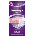 Always Dailies 20pk (scented and unscented)