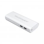 RAVPower 13400mAh Portable Charger: iSmart & 2 USB ports. (White)
