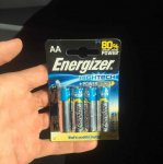 Selected Energizer batteries