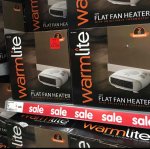 Warmlite Flat Fan Heater then £7