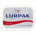 Lurpak Spreadable Butter (500gms) all varieties now 2 packs
