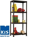 KIS 4 Tier Plastic Shelves