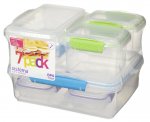 7 pcs Sistema Plastic Food Storage Containers, Amazon @ £8.30 (Prime) or £12.29 (not prime)
