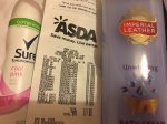 Selected toiletries e. g. Sure Compressed Deodrants 75ml