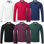 Long Sleeve Piqu&eacute; Polo Shirt Top by Charles Wilson