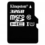 Kingston Flash Memory Card 32 GB, UHS Class 1/Class10 microSDHC UHS-I (Include microSDHC to SD Adapter) Dispatched from and sold by Amazon
