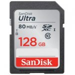 128GB SanDisk Ultra 80MB/s SD class 10 Memory Card