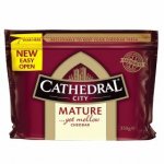 Cathedral City Cheese on Rollback at Asda - 350g blocks were &pound;3.50 now