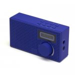 Kitsound Pixel Mini DAB Radio with Alarm Clock - Blue