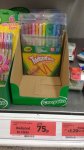 Crayola 12 pack twistables were &pound;2.50 pack