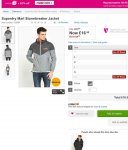 Men's super dry jacket on very