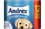Andrex Classic White 12 Rolls [9+3 Free]