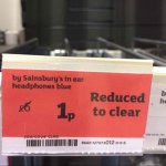 Sainsburys in ear headphones