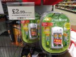 GP Powerbank Charger and 2x AA, 2x AAA rechargeable batteries