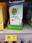 Dettol Antibacterial Cleaning Surface Wipes 36