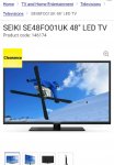 SEIKI SE48FO01UK 48" LED TV 48" TV