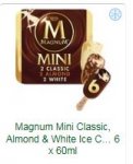 Mini Magnums 6 X 60ml pack - All varieties