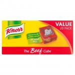 Knorr beef cube family 20 pack