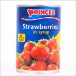 Princes Tinned Strawberries in light syrup - 5 tins at Farmfoods Bletchley (may be national)