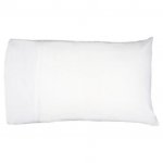 Tesco White Basics Pillowcase Twinpack