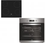 Beko Black Single Multifunction Oven & Induction Hob