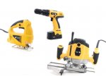 Router, Jigsaw and Drill Tool Bundle