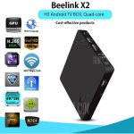 Beelink X2 TV Box 4K H.265 Decoding - EU PLUG BLACK, £18.96, at GearBest