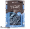 Blue garden slate chippings
