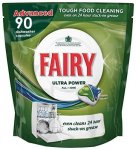 Fairy Ultra Power all-in-one dishwasher tabs 90 pack (8.87p per wash)