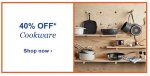 40% off cookware