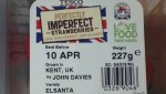Tesco perfectly imperfect Strawberry's 227g