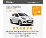 Rockar Hyundai i10s 5 door save &pound;1745