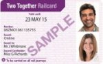 NEW Two Together Railcard (1/3 off fares for 2 adults)