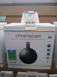 Google Chromecast with 2 months Now TV Pass £25.00 @ Maplin